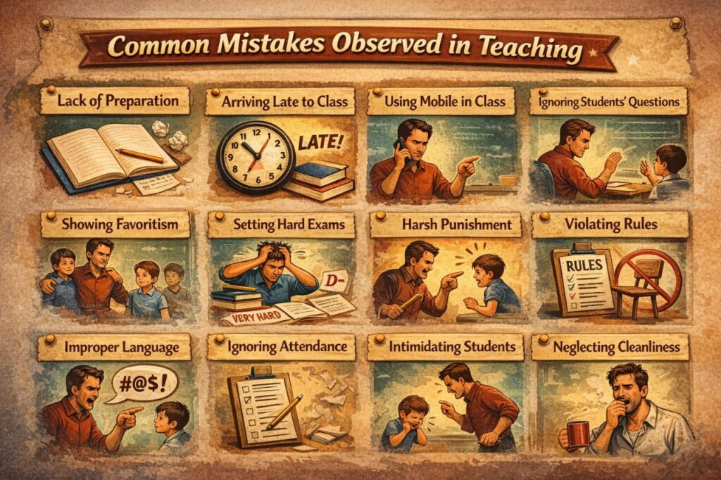 Common Mistakes Committed by Teachers tchr 2